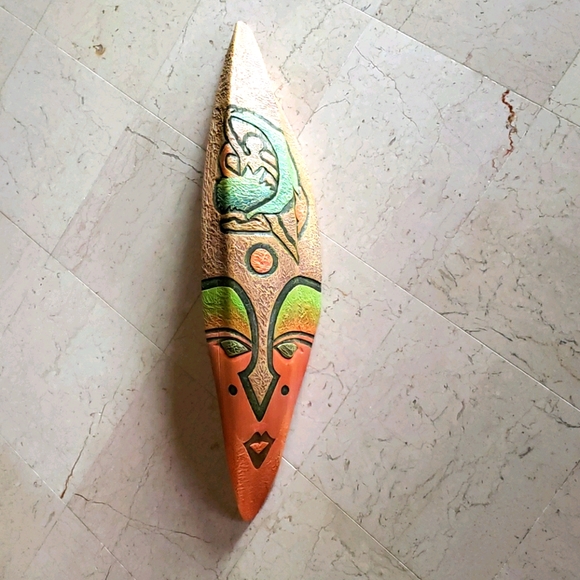 Original hand painted signed Hatian art
